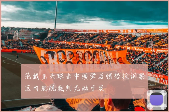 范戴克头球击中横梁后愤怒投诉禁区内犯规裁判无动于衷